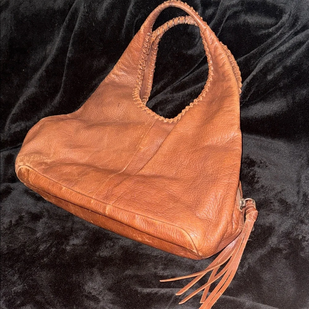 Banana Republic Tan Leather Hobo Bag